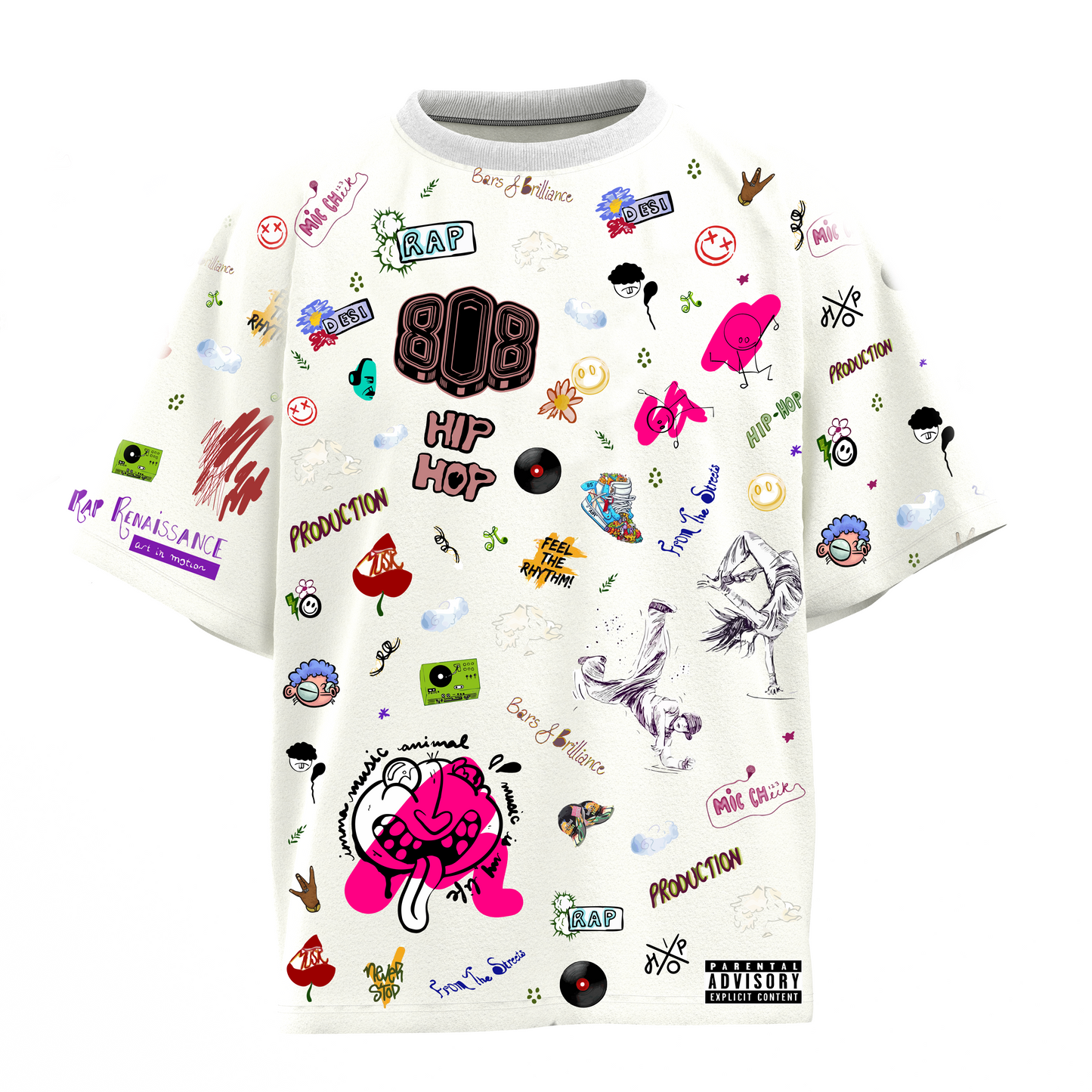 HIP-HOP SYMPHONY OVERSIZE TSHIRT