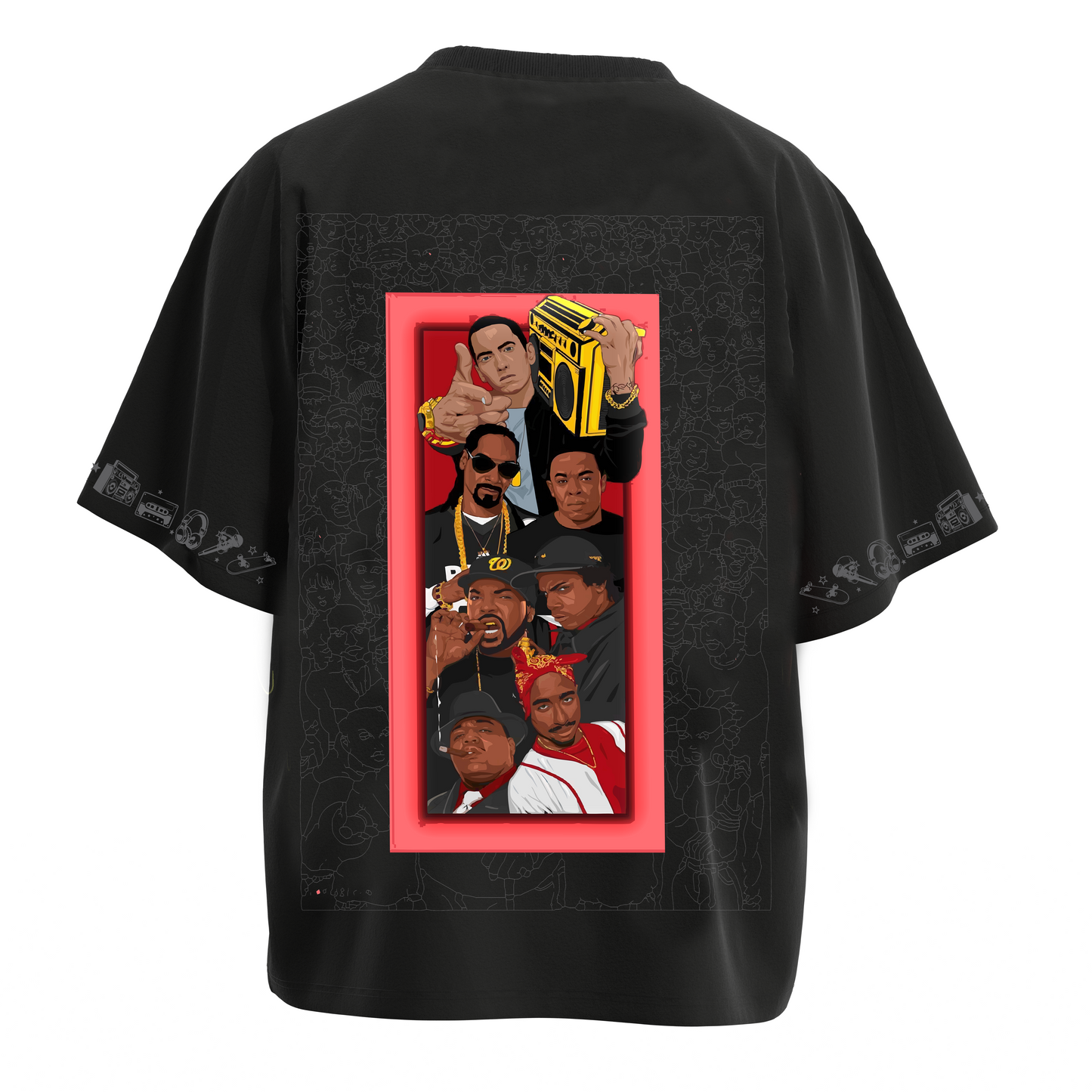 HIP HOP ALL STAR OVERSIZE TSHIRT