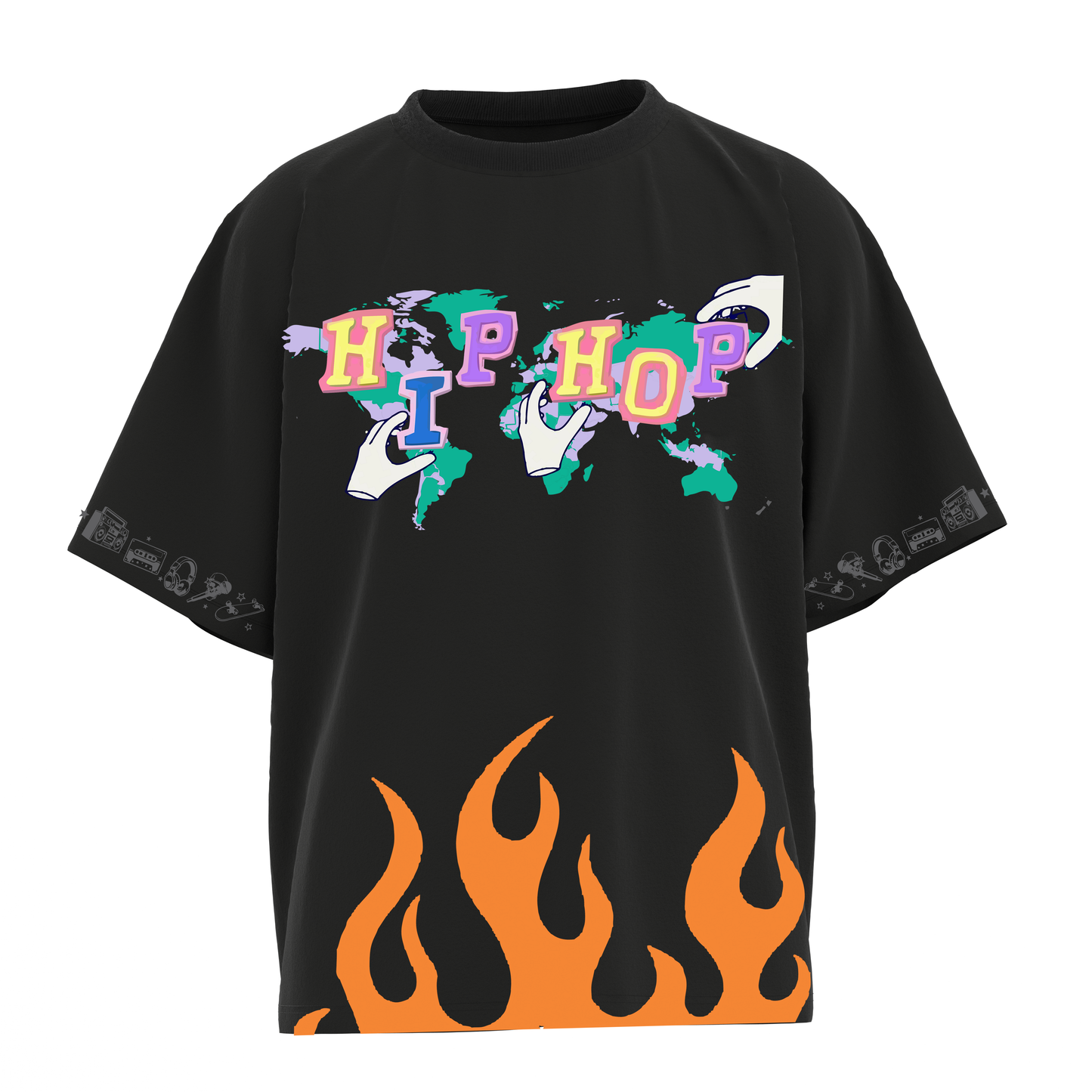 HIP HOP ALL STAR OVERSIZE TSHIRT