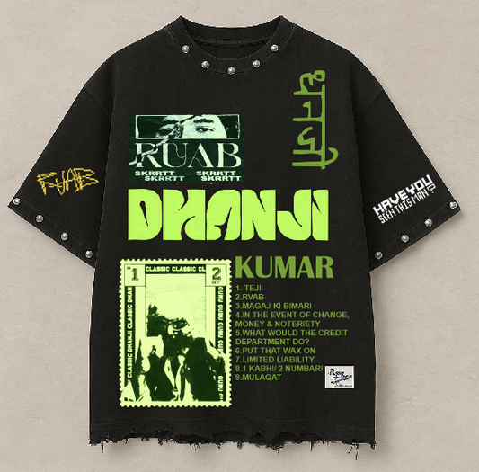 (PRE ORDER) - DHANJI OVERSIZE TSHIRT (BOXY FIT)
