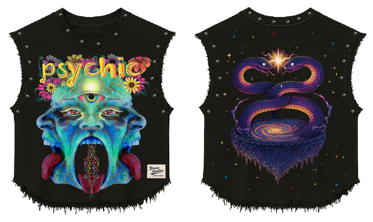 (PRE-ORDER) PSYCHIC BLACK VEST