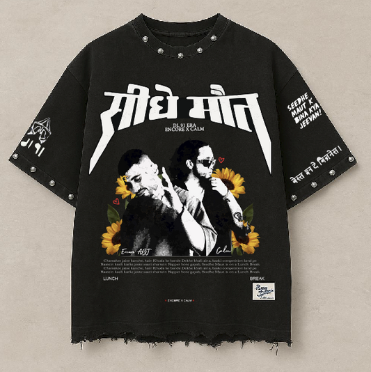 (PRE ORDER) - SEEDHE MAUT TSHIRT (BOXY FIT)